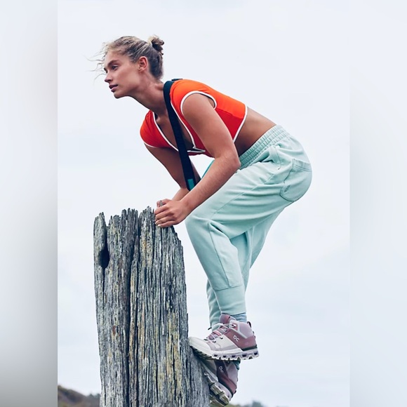 Free People June Bug Joggers In Lichen Green Size Large - Picture 4 of 16